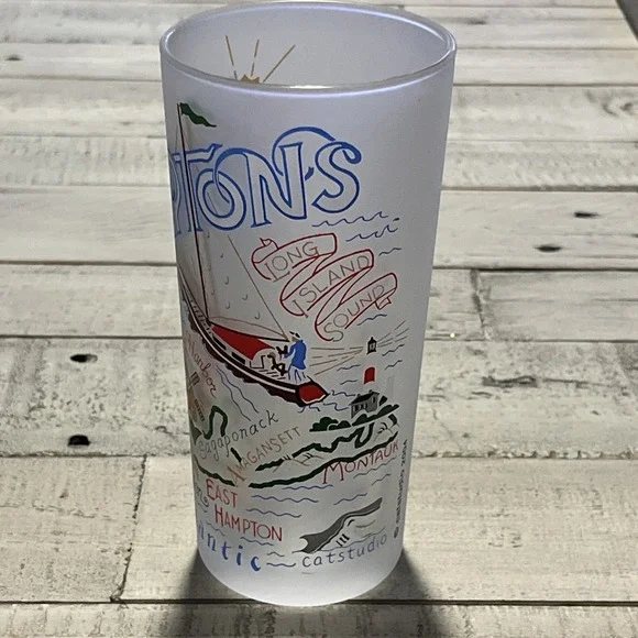 CatStudio 2004 Frosted Hamptons Glass - Vintage‎ Collectible - Picture 2 of 10